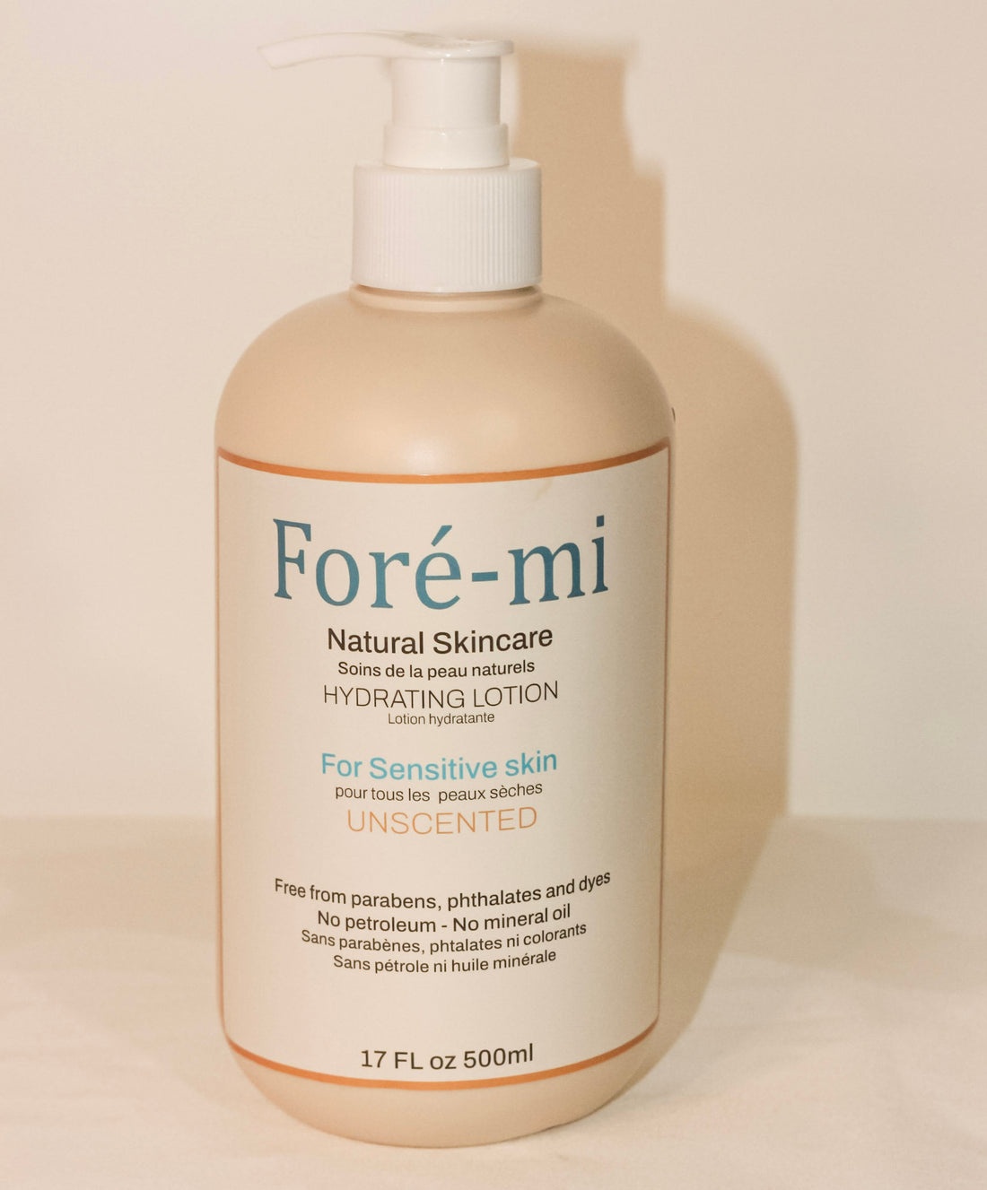Foré-mi Natural Skincare Hydrating Lotion For Sensitive Skin (Unscented)